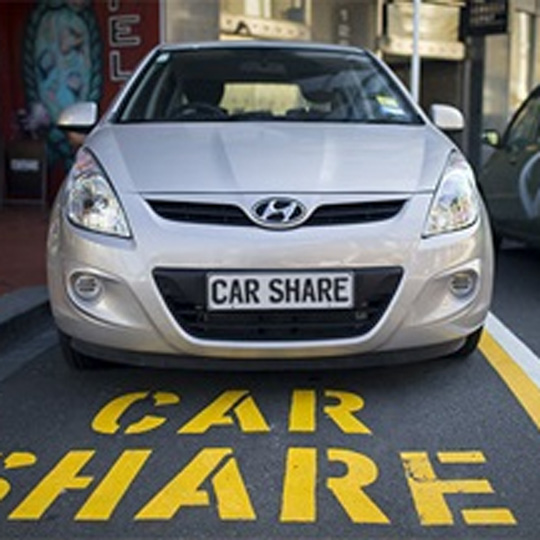 Car share spaces